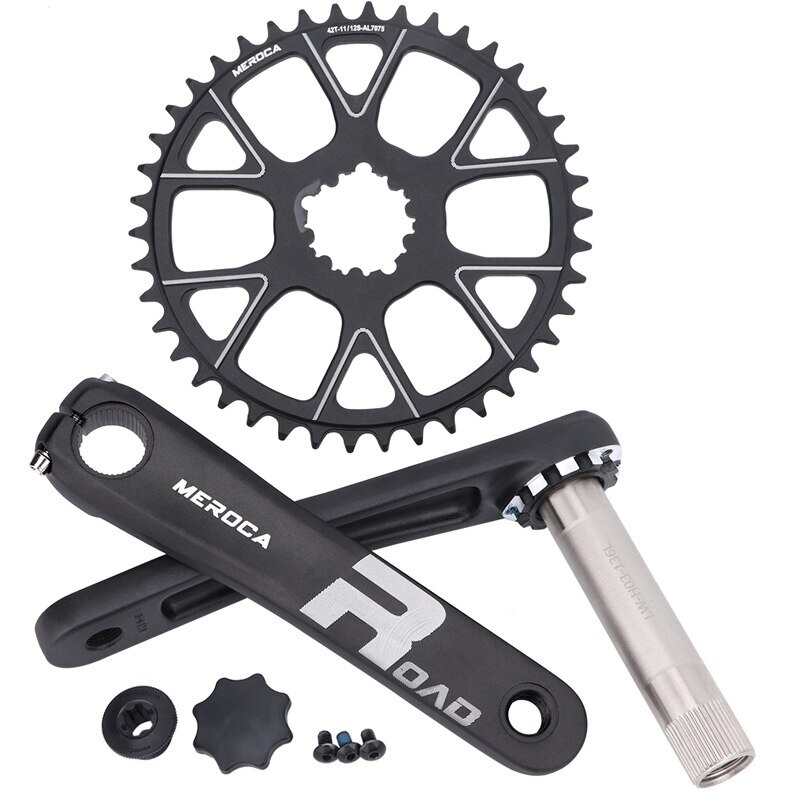 Road Bike Crank 170mm Arm 40T/42T Sprocket Road Bicycle Crankset 9S 10S 11S 12S