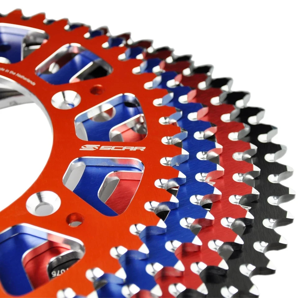 SCAR Aluminum alloy Rear Sprocket Compatible with KTM SX SXF EXC 51 tooth