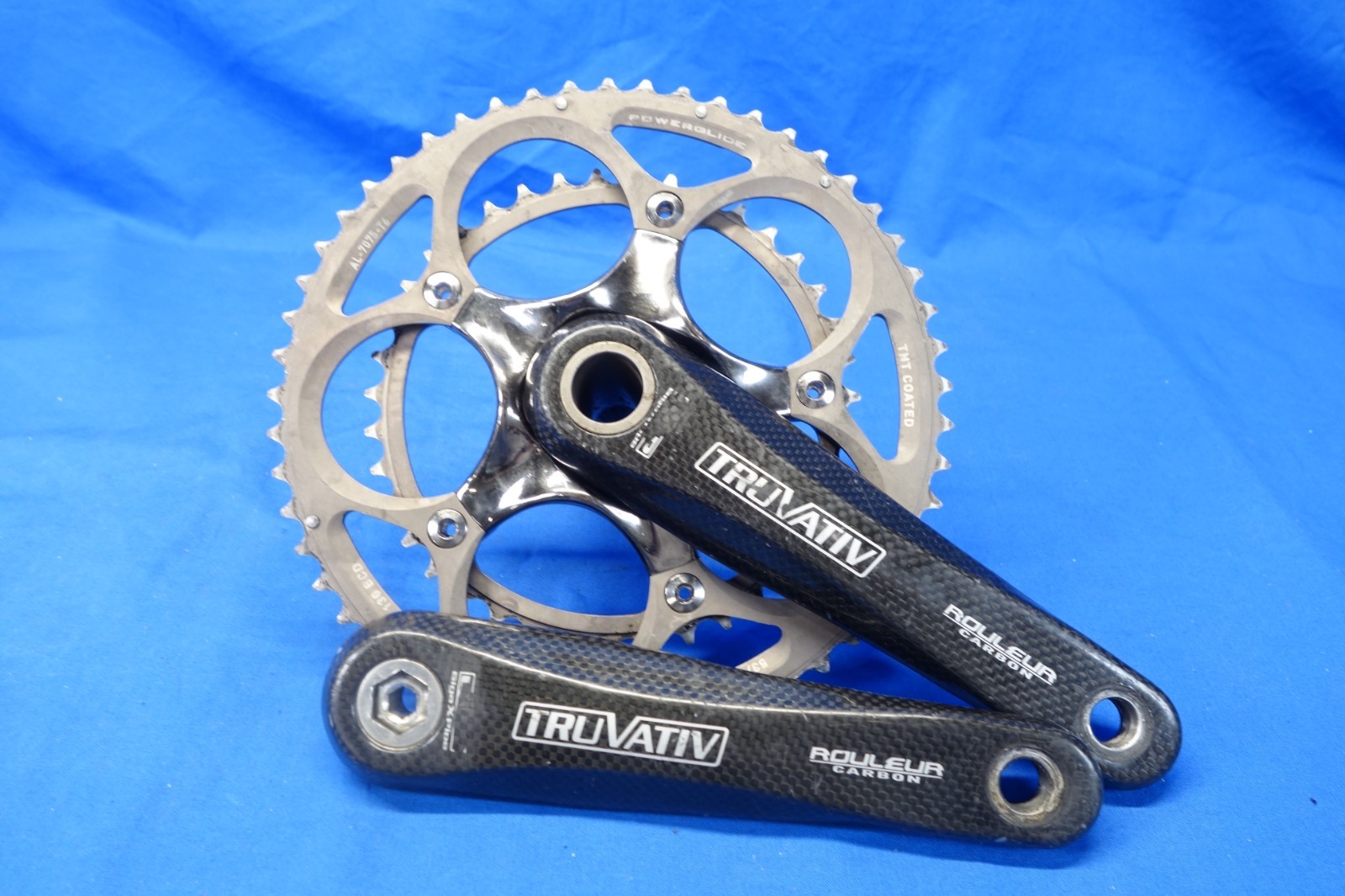 Truvativ Rouleur 2 x 10 Carbon Road Bike Crankset, 53/39t, 172.5mm Length