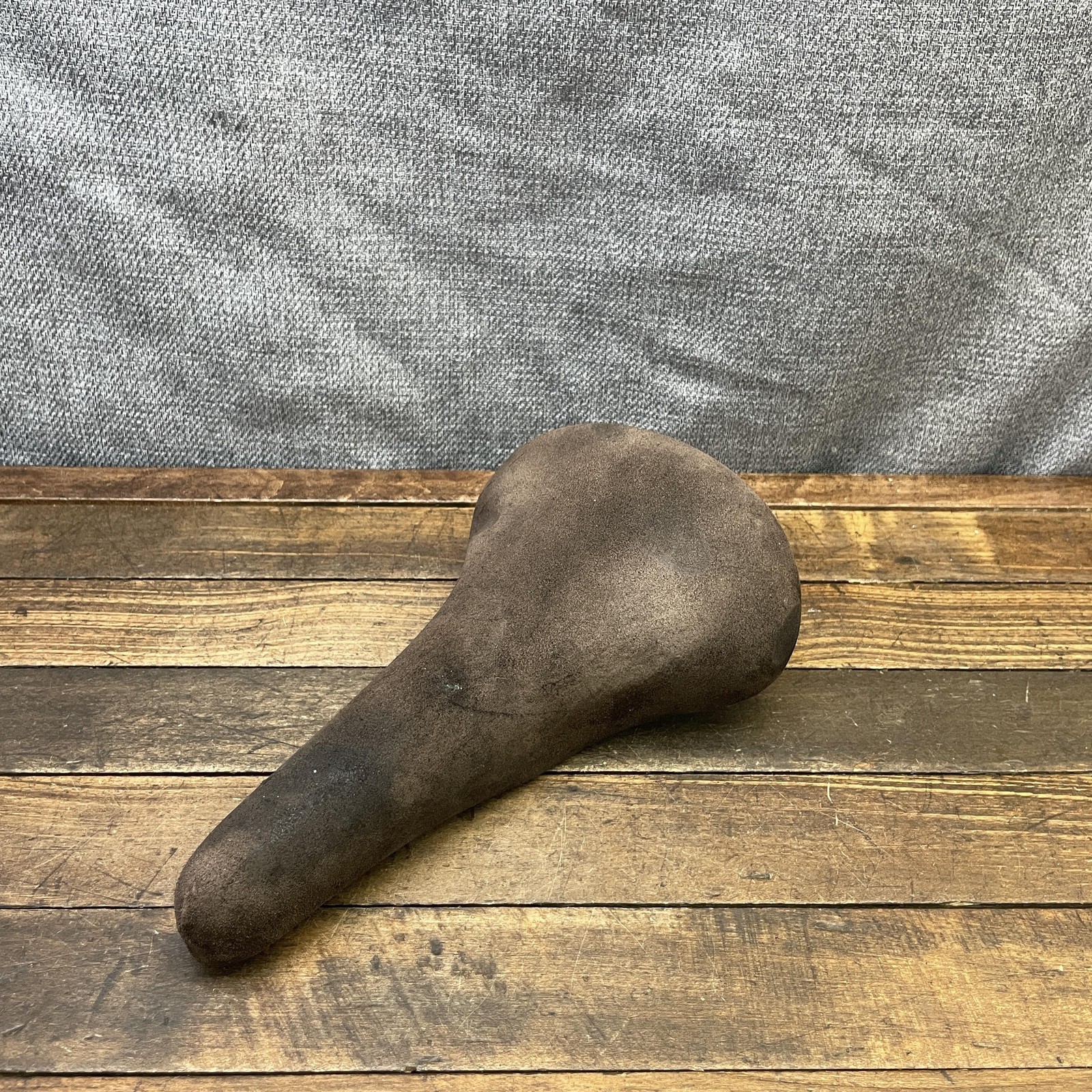 Vintage San Marco Seat Brown Suede Racing Saddle 145mm 385g Mens Road Bike Italy