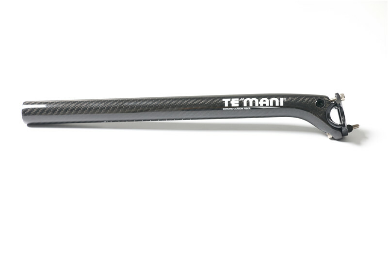 3K Carbon Seatpost Offset Bicycle Saddle Post Tube 25.4/27.2/30.8/31.6mm Gloss