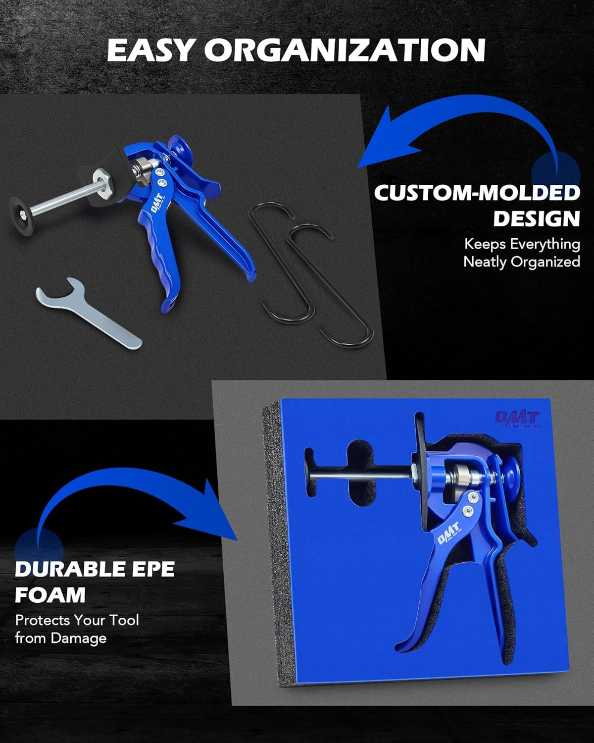 Speedy Brake Caliper Compression Tool, Heavy Duty Caliper Piston Compressor Tool