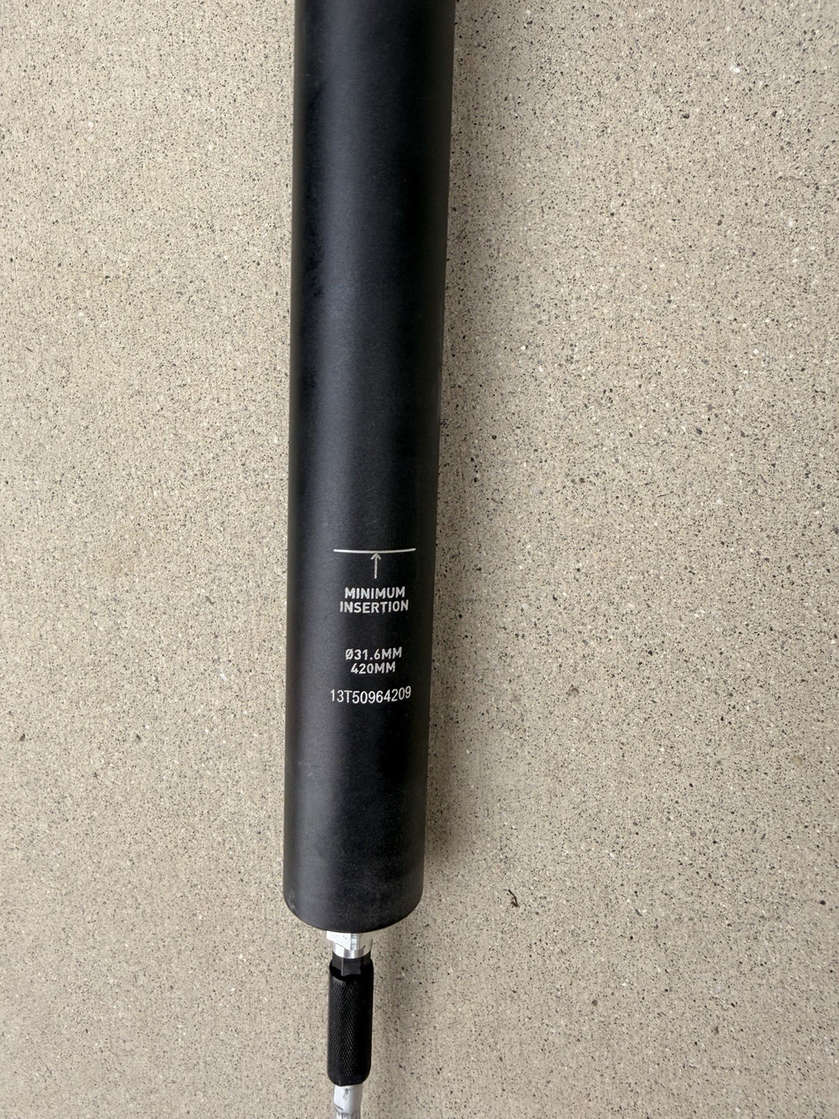 RockShox Reverb Adjustable Dropper Seatpost 31.6mm 420mm Black MTB