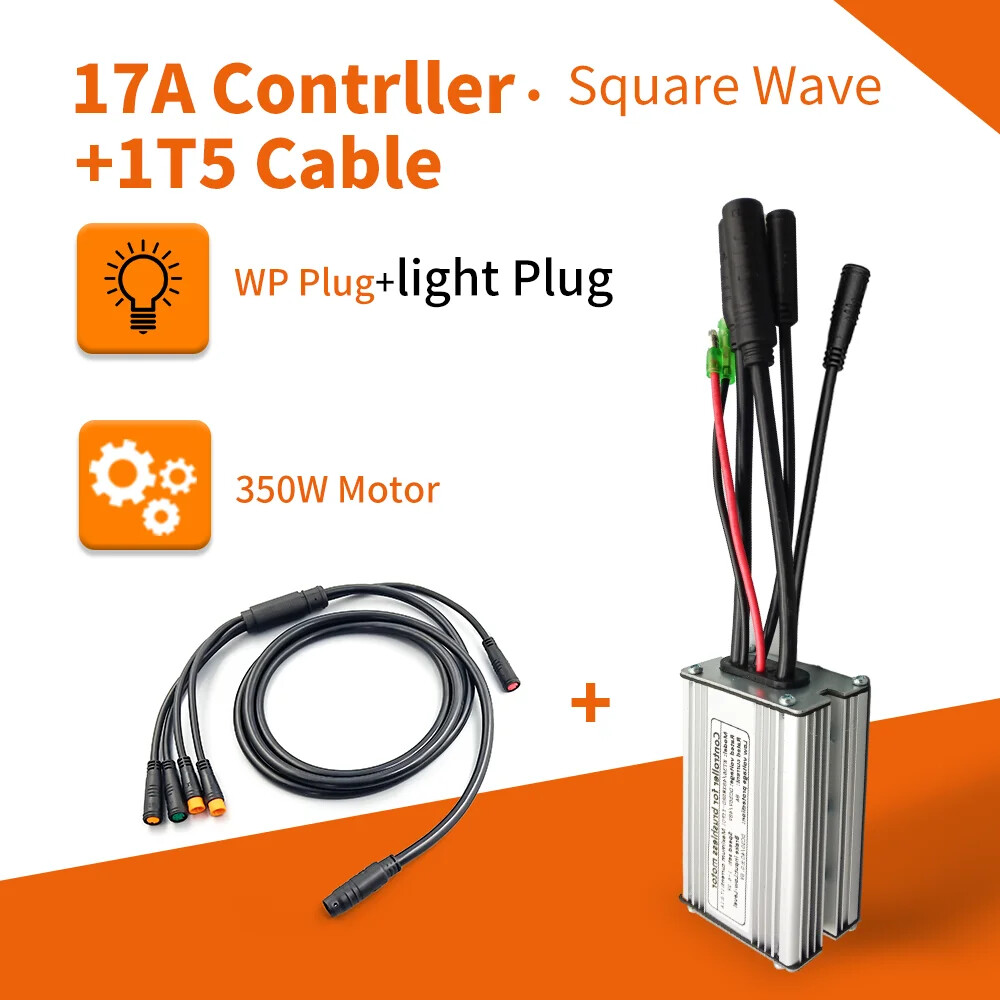 E-bike Controller 36V/48V 250W-1000W Waterproof Plug 15A/17A/22A/25A/30A Motor