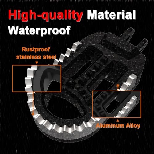 Motorcycle Foot Pegs Fit for Pan America 2020-2024 Pan America Standard Black