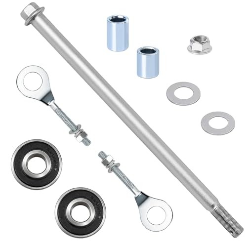 15mm*285mm Mini Bike Rear Axle Kit (0.59″x11.22″) with 6202RS Bearings & 285MM