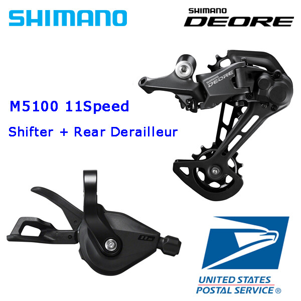 NEW Shimano Deore 1×11 Speed M5100 2pcs Rear Derailleur + Right Shifter MTB