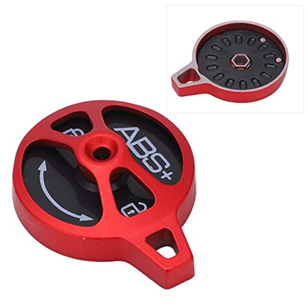For Mountain Bike Shoulder Lock Switch Aluminum 5x5x3cm Red Black Blue