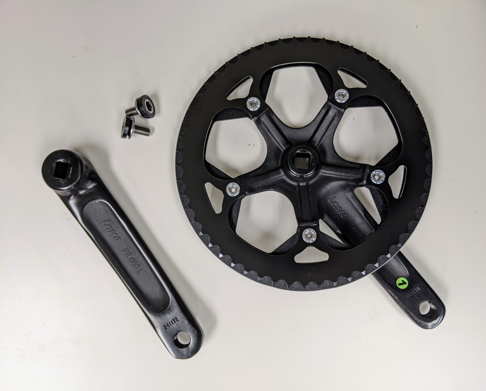 53T Chainring 170mm Aluminum Forged Crank Arm Crankset Ebike Bicycle Folding