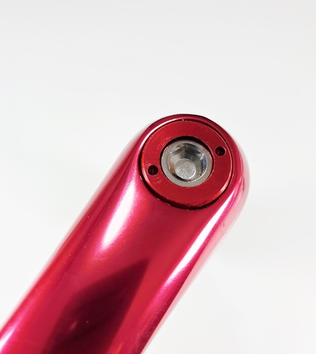 Bottom Bracket Crank Bolts with Anodized Caps – M8 Square Taper GOLD
