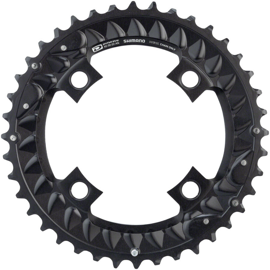 Shimano Deore M6000 40T Chainring – 10 Speed, 96mm BCD, for 40-30-22T Set