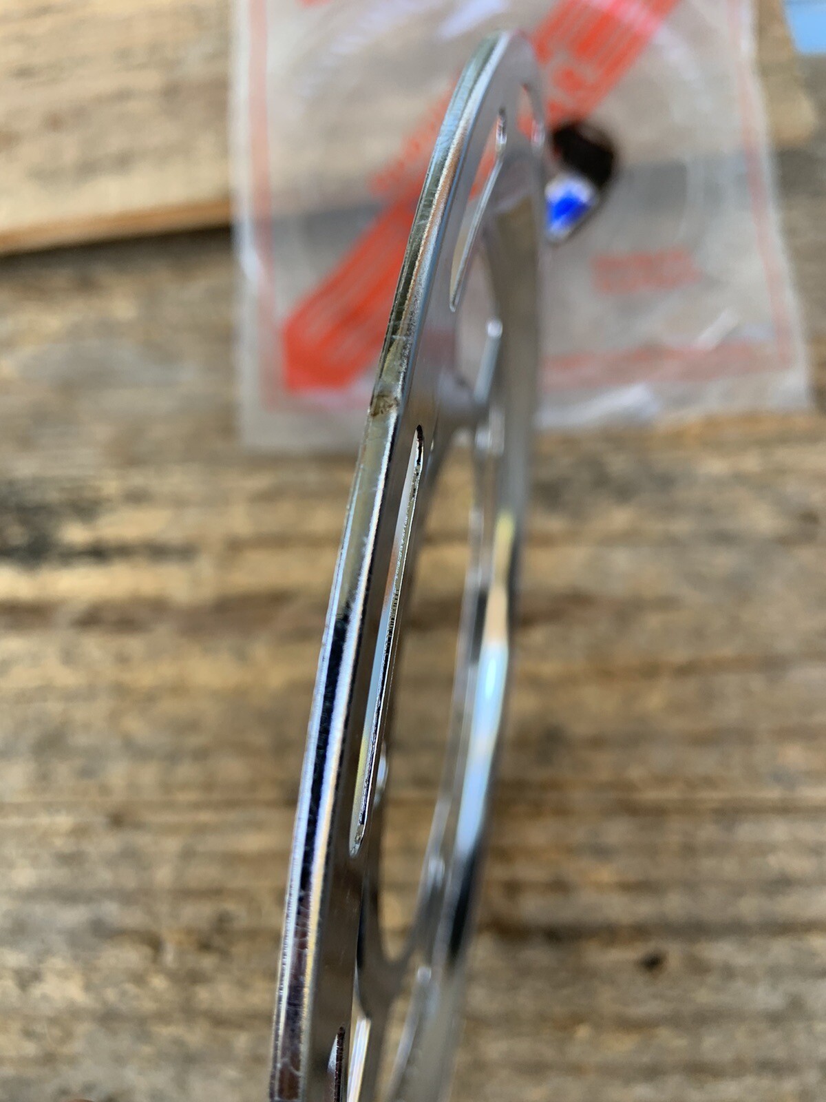 NOS Chrome Nervar Deep Dish 52t Chain Ring Protector,Guard Road Bike Tour-France