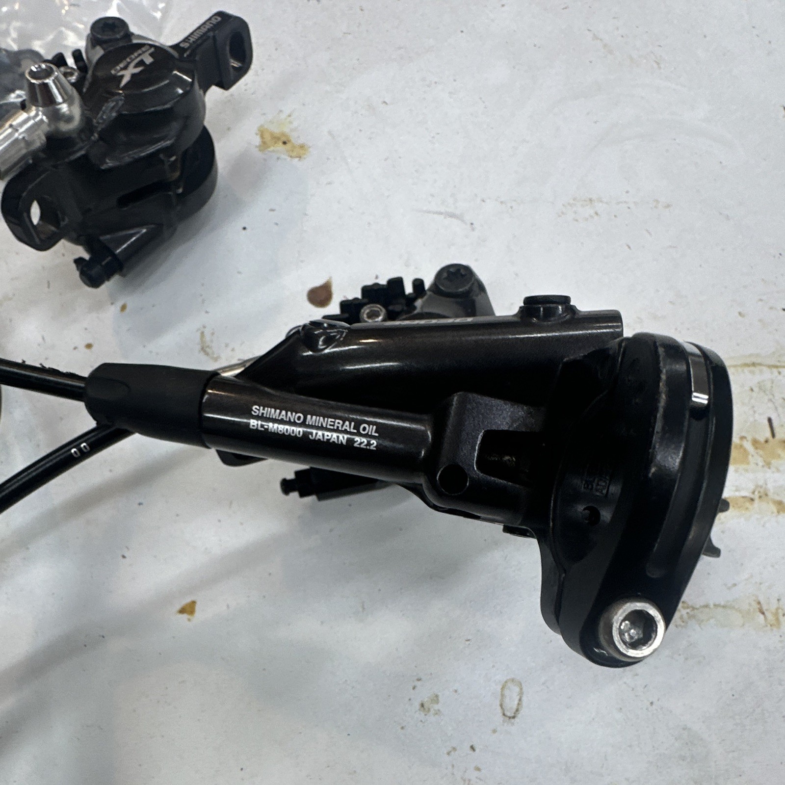 Shimano Deore XT M8000 Hydraulic Disc Brake Set Front/Rear w 203/180 Rotors