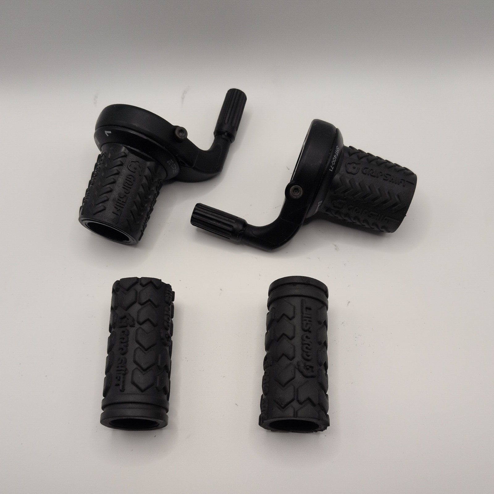 Grip Shift 400 Shifter Set Black 22.2mm 3×7 Speed MTB Hybrid Vintage Bike