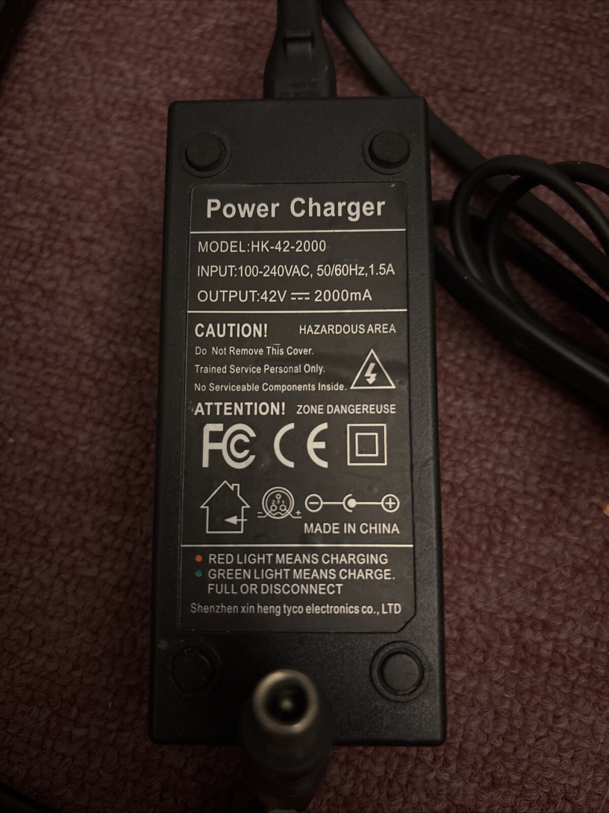 42V 2A Charger For Bird Lime-S Spin Xiaomi m365 Pro Segway Ninebot ES4