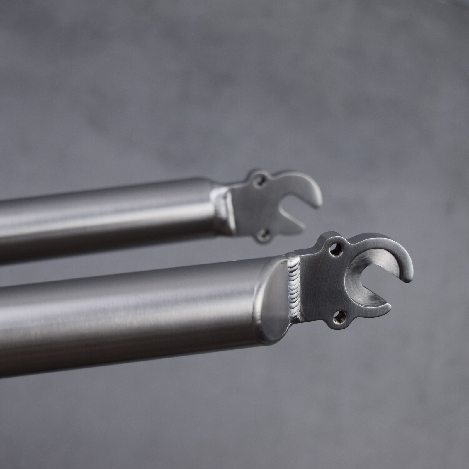 GR9 Titanium Square Shoulder V-Brake Rigid MTB Front Fork Straight Leg Hard Fork