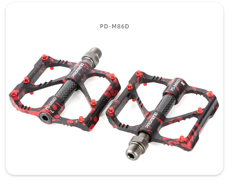 PROMEND Bicycle Riding Pedal Carbon Tube Sanpelin Colorful MTB Bicycle Pedal