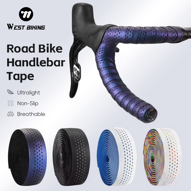 West Biking Road Bike Bicycle Handlebar Tapes Cycling Handlebar Tape One Pair