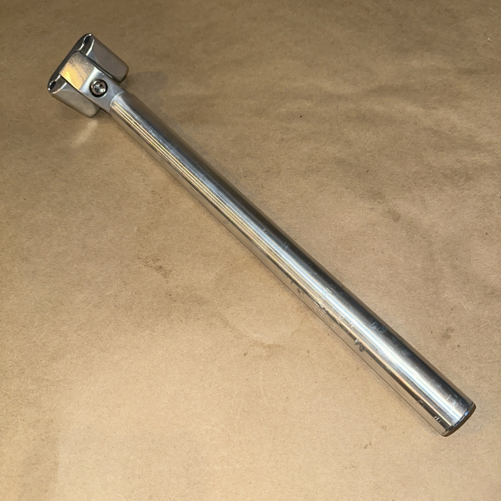 Bike Bicycle Alloy Seat Post 25.4mm Length 350mm No Logo Silver Offset