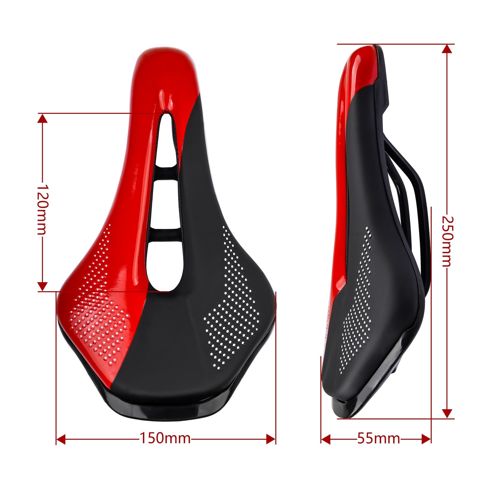 Comfort Bike Seat for Men & Women Universal Fit for Road/Mountain Bikes Water…