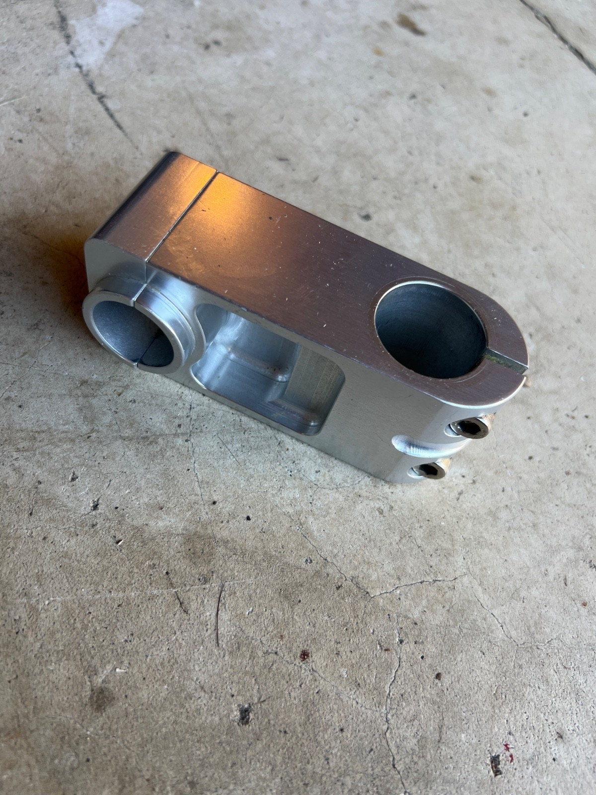 Kooka Vintage Silver Billet DH Stem 1 1/8 CNC, 90s MTB, 70mm