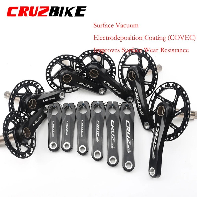 89/98/110/127/140/150mm Mountain Kids Bike Crankset 25/28/30/32/34/36/38/40T BB