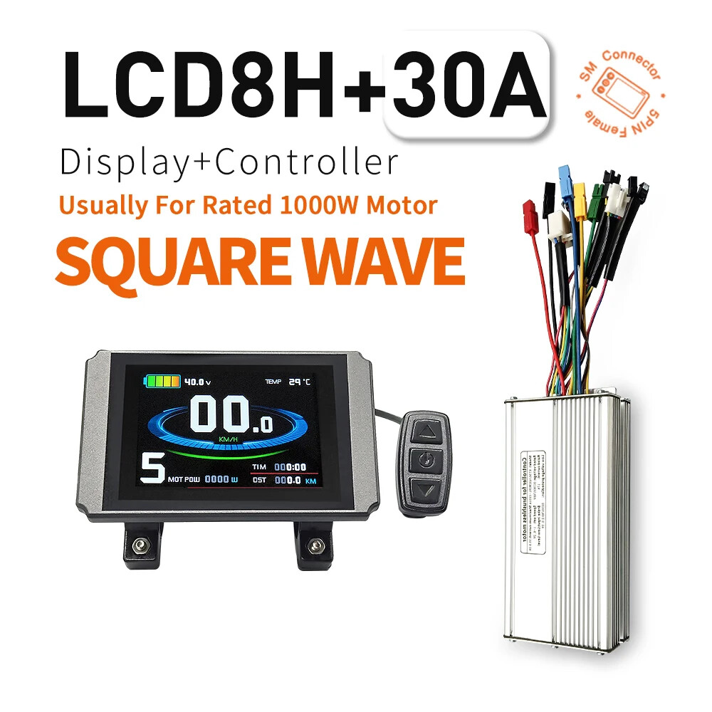 KT Electric Bike 30A 35A 50A 1000W 1500W 3000W Controller 36V/48V LCD Display