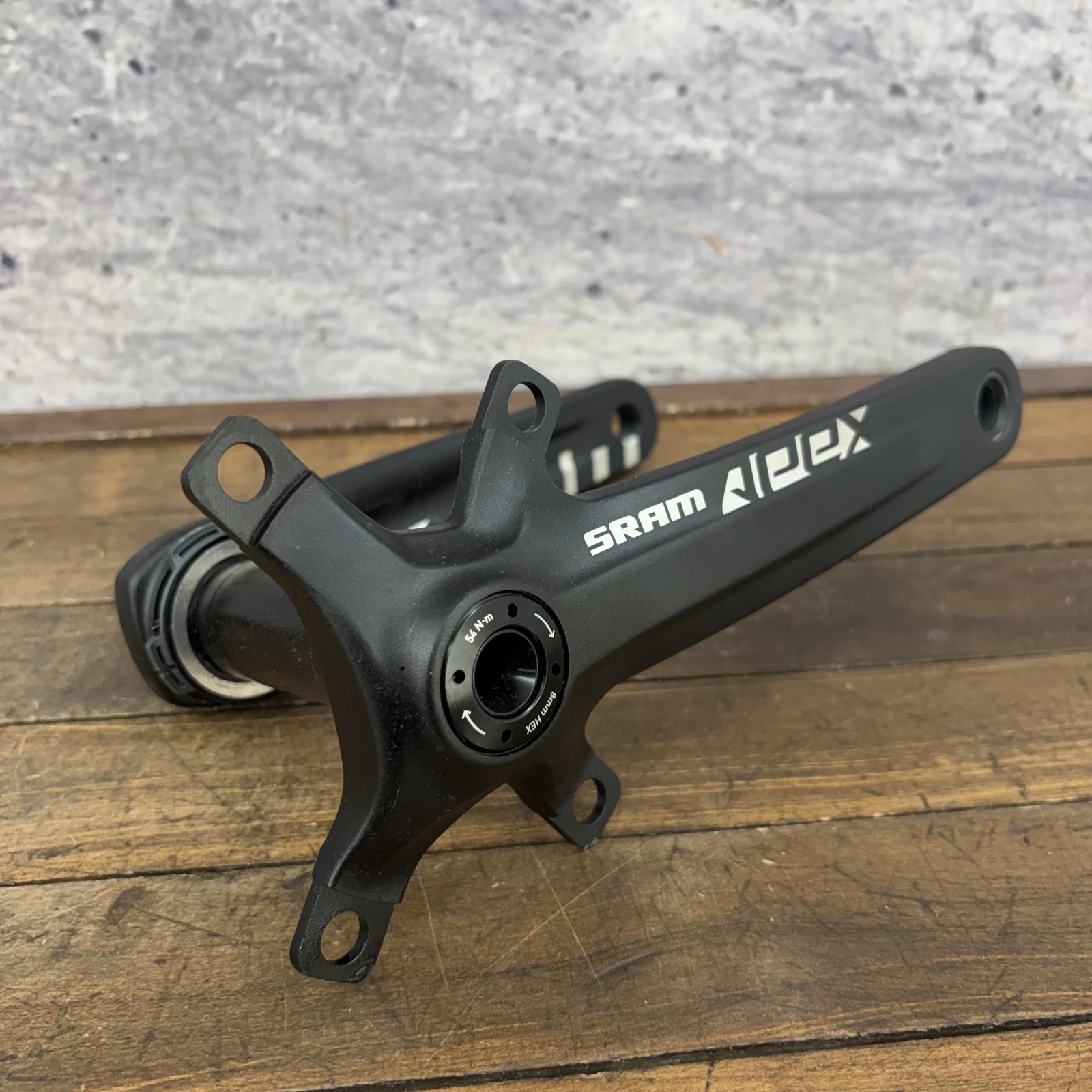 SRAM Apex Crankset 4-Arm Asymmetrical 172.5mm 30mm PF30 Road Gravel CX Black