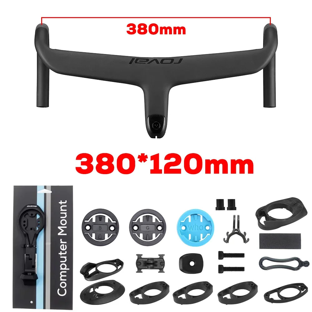 Full Internal Cable Routing Road Bicycle Handlebar Carbon Cockpit Di2 Handlebar