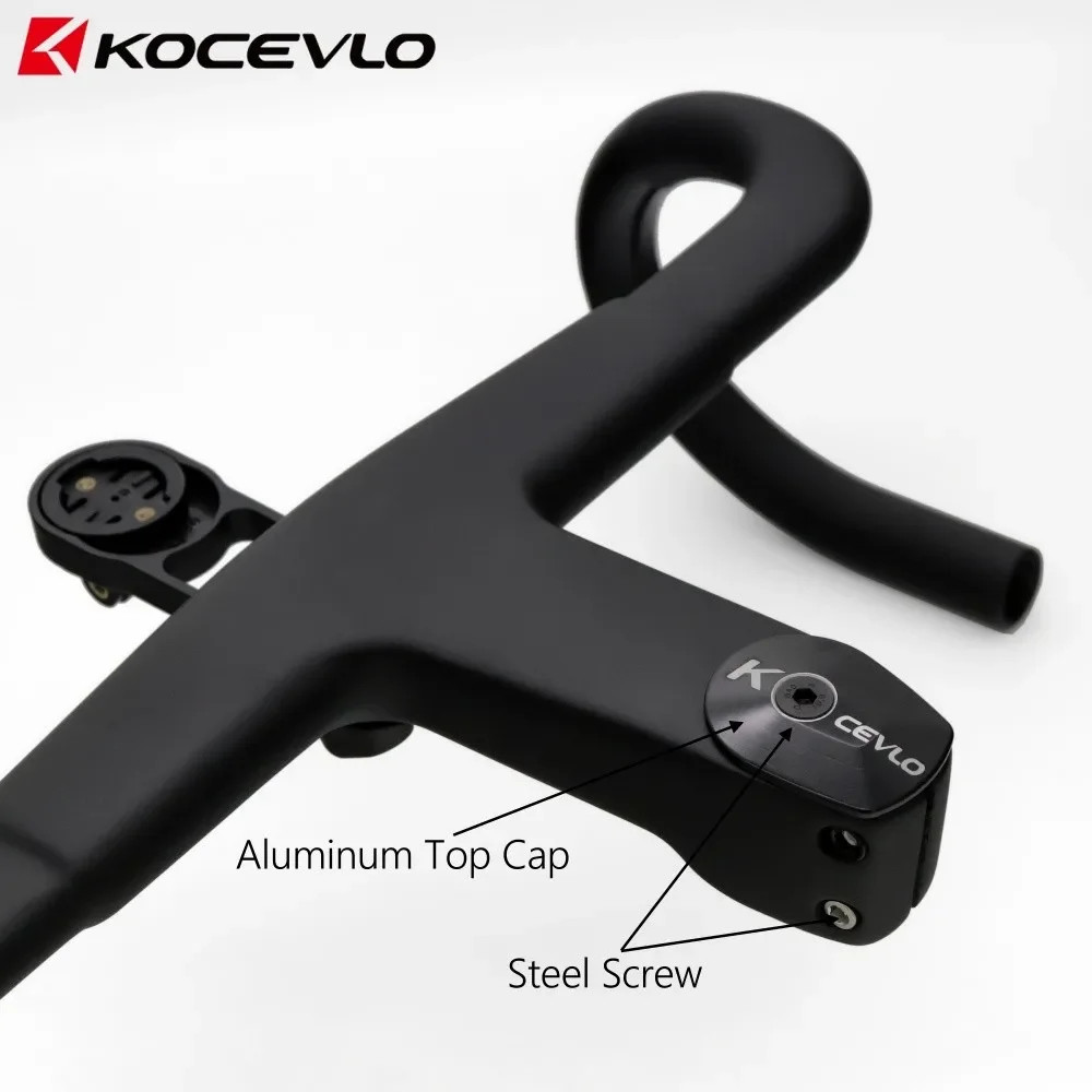 Full Carbon Road Bike Integrated Drop Bar 28.6mm 31.8mm Clamp 90-110mm Stem