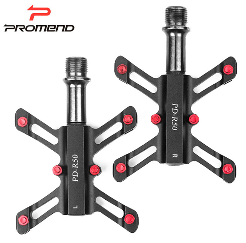 PROMEND Ultralight Mini MTB Road Bike Pedals Folding Bicycle Pedals 3 Bearings