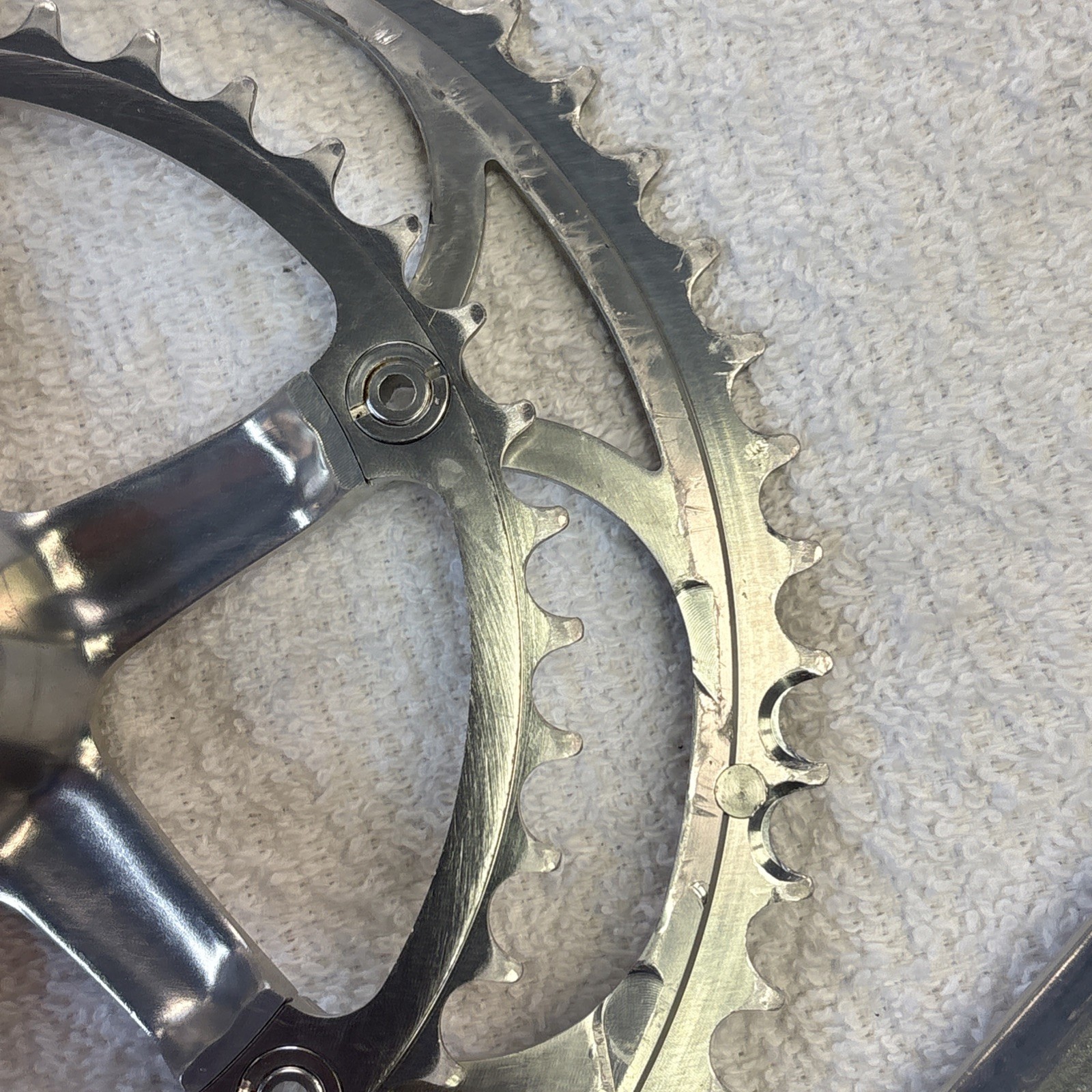 CAMPAGNOLO RECORD 10 SPEED ROAD BICYCLE 172.5 MM 53/39 TOOTH CRANK SET
