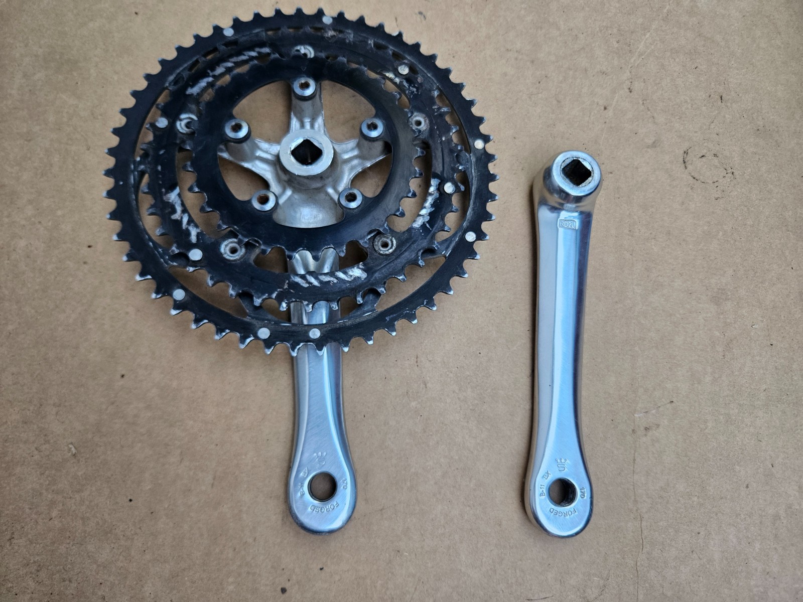 Specialized Triple Road Touring Crankset 170mm 52/42/30 S Crown Square Taper