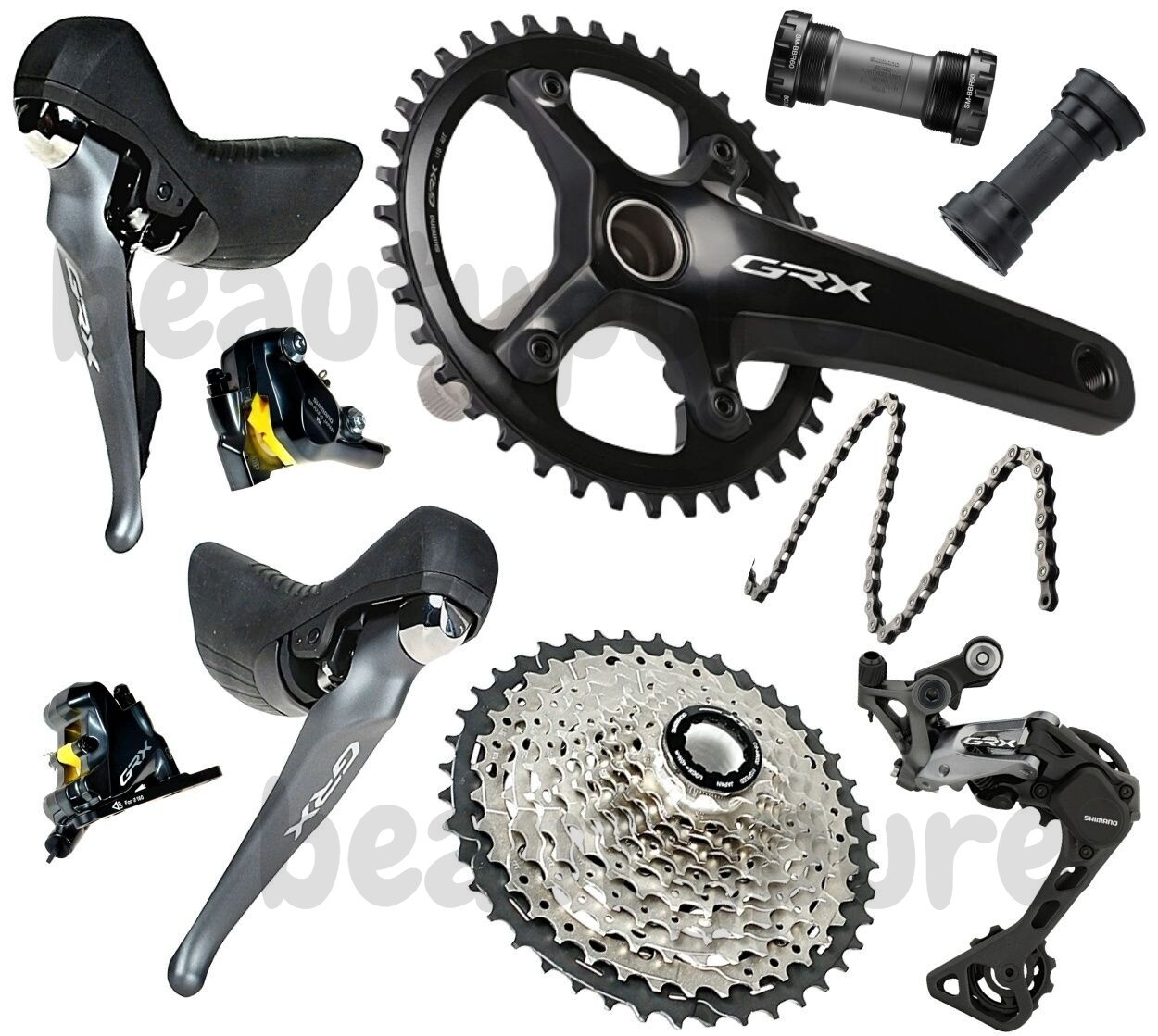 Shimano GRX RX810 Mechanical Groupset 1×11 Spd New