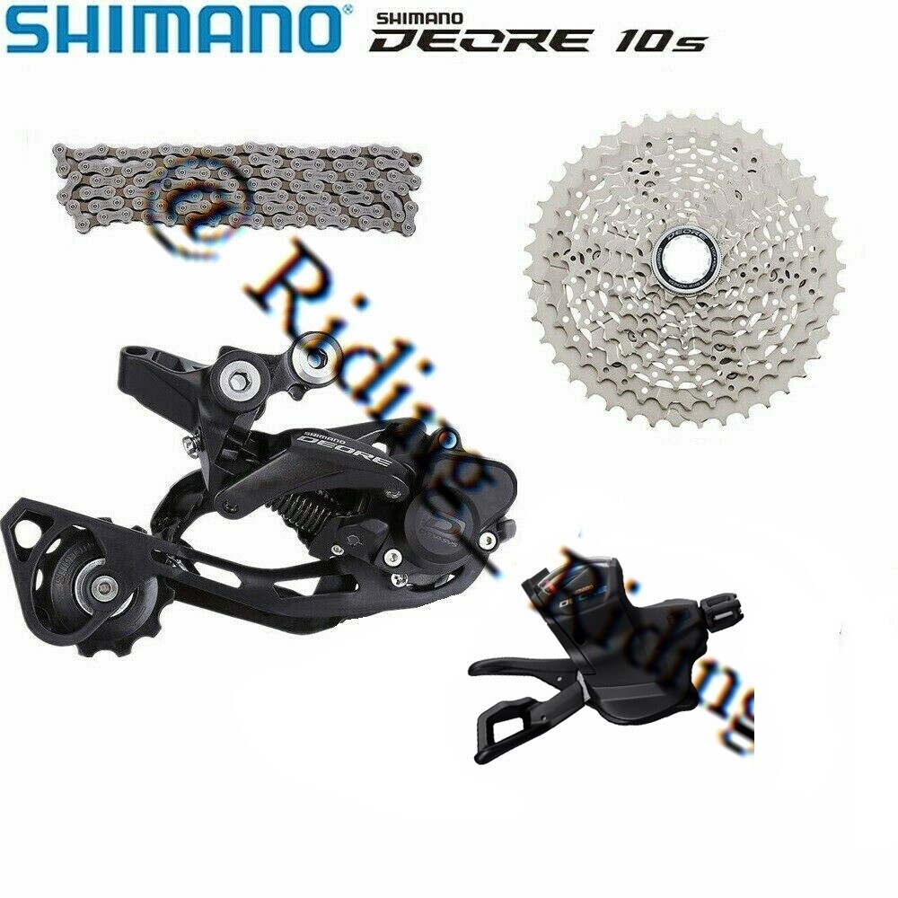 SHIMANO Deore 1×10 Speed MTB Groupset SL-M6000 Right+RD-M6000 W/CS-50-10 36T 4Pc