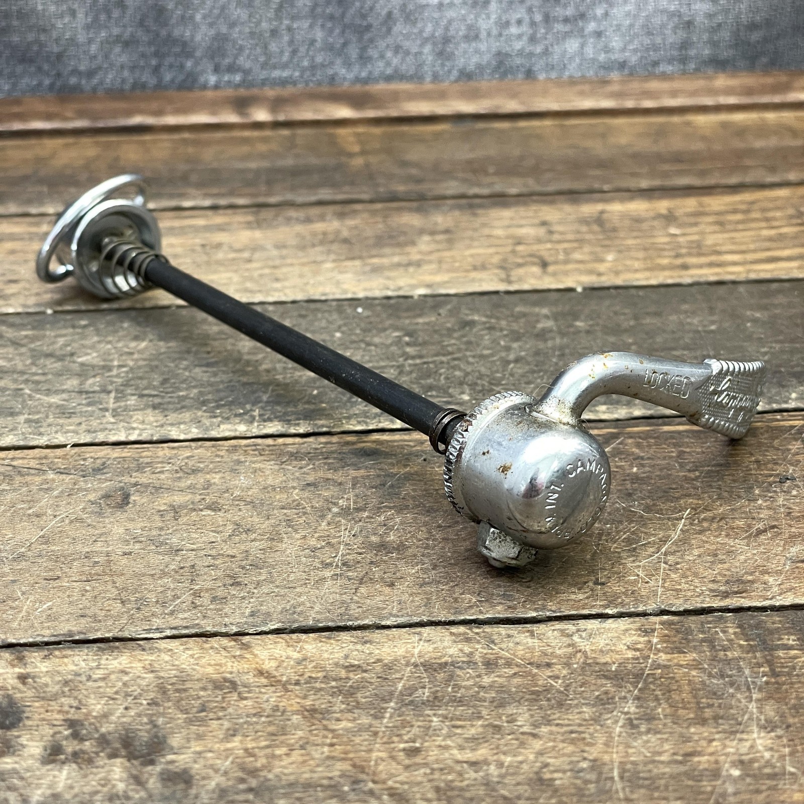 Vintage Campagnolo Front Wheel Quick Release Skewer 100 Mm Italy Road Bike