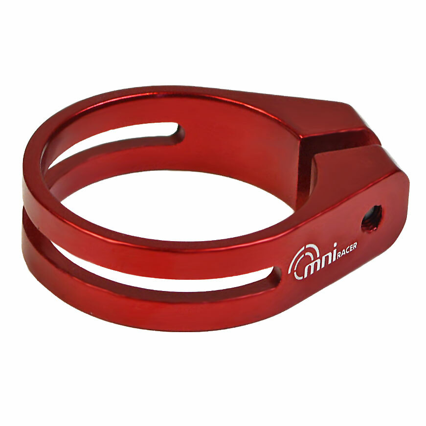 OMNI Racer WORLDS LIGHTEST Alloy Seatpost Clamp: JUST 10 grams!!! 28.6-29mm