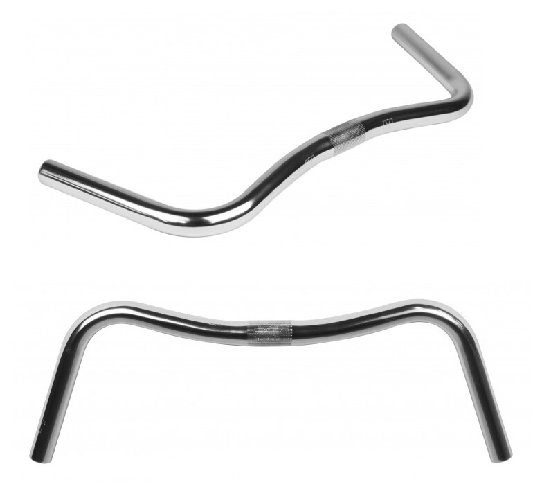 VO Velo-Orange Porteur Handlebar Silver 25.4mm Clamp Touring Road Cruiser Bike
