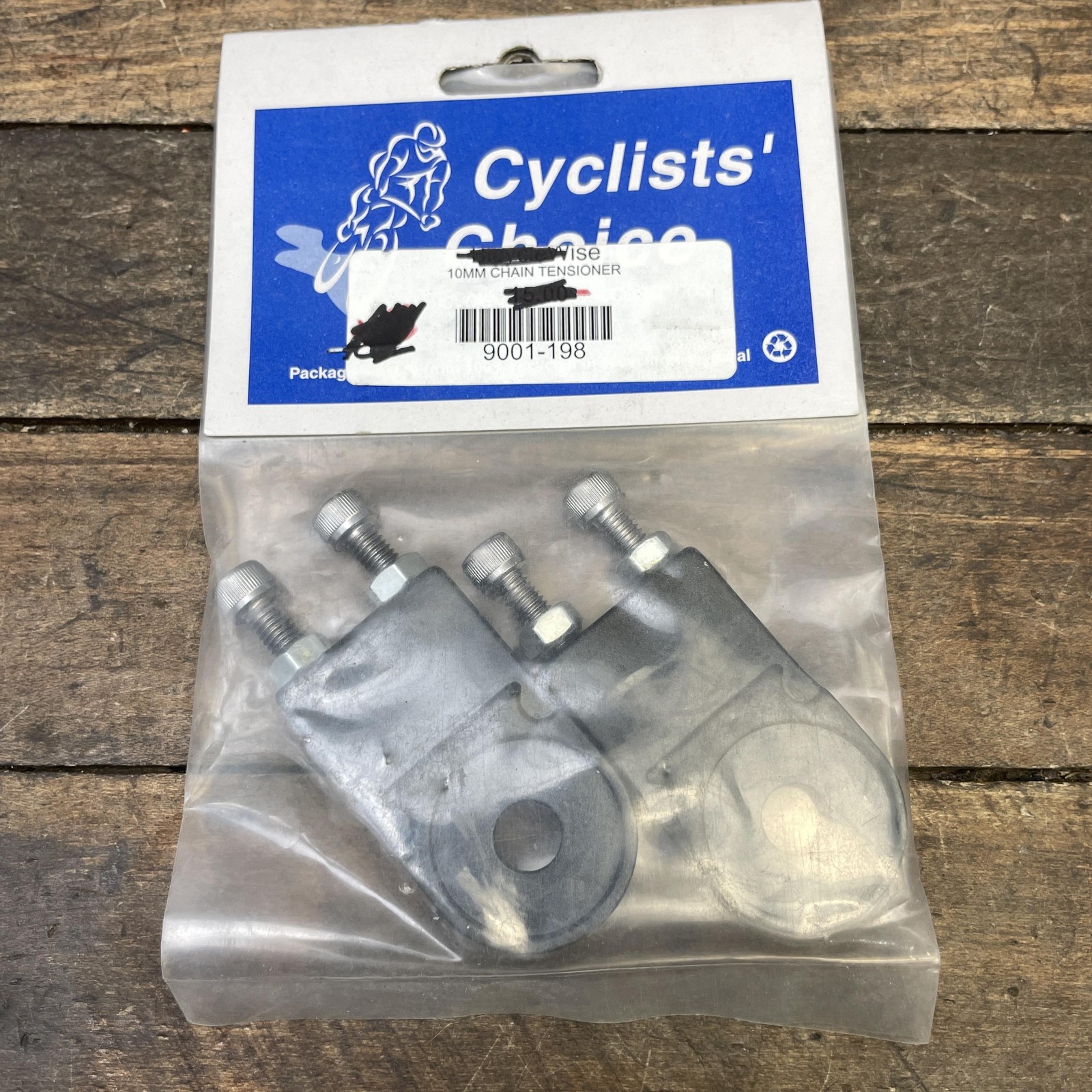 BMX Chain Tensioner NOS 3/8 10mm Pair Black Alloy Dropout Spacer 9001-198