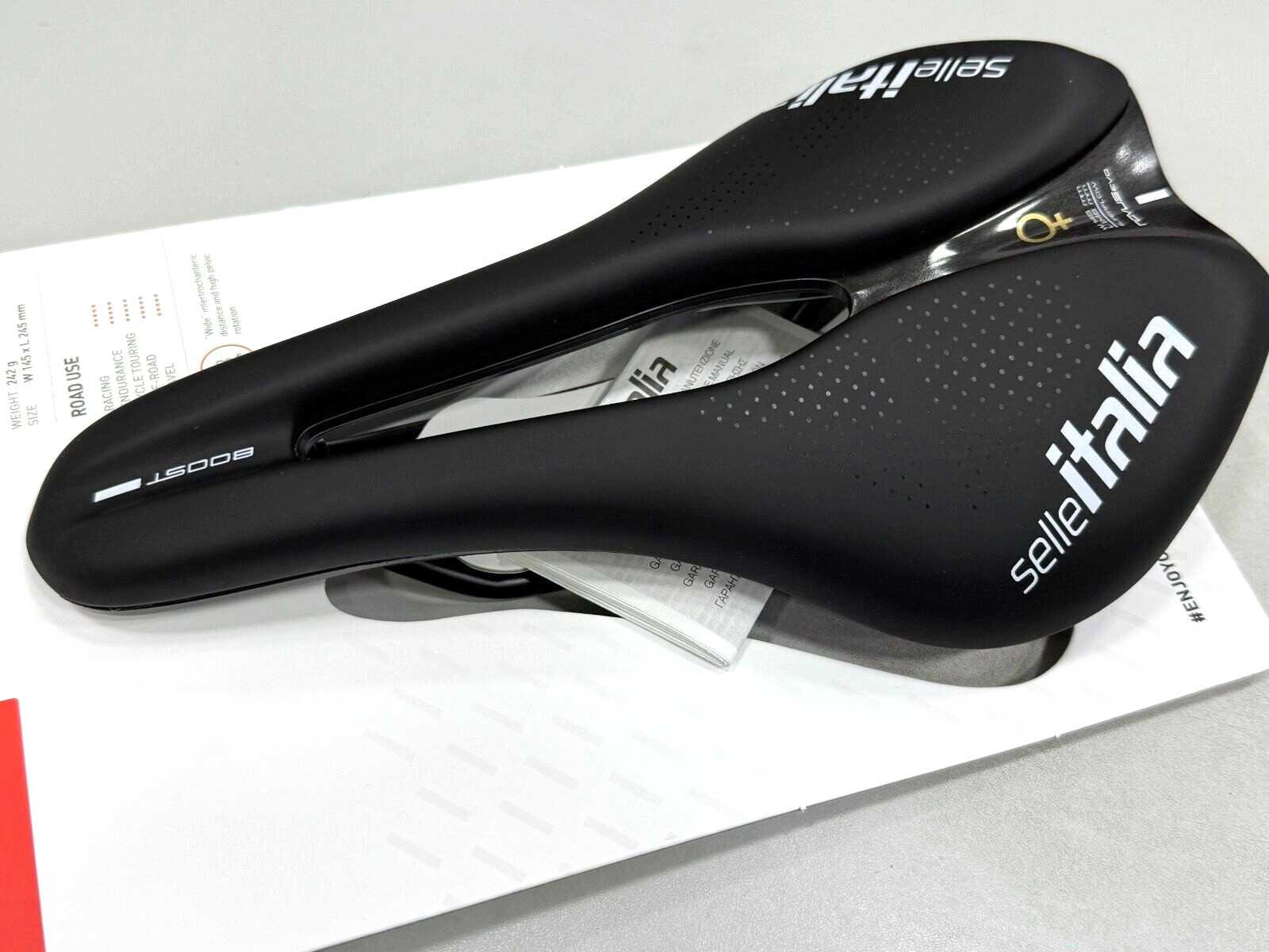 Selle Italia Novus Boost Evo Lady TM Superflow Manganese Saddle L3 (145 x 245mm)