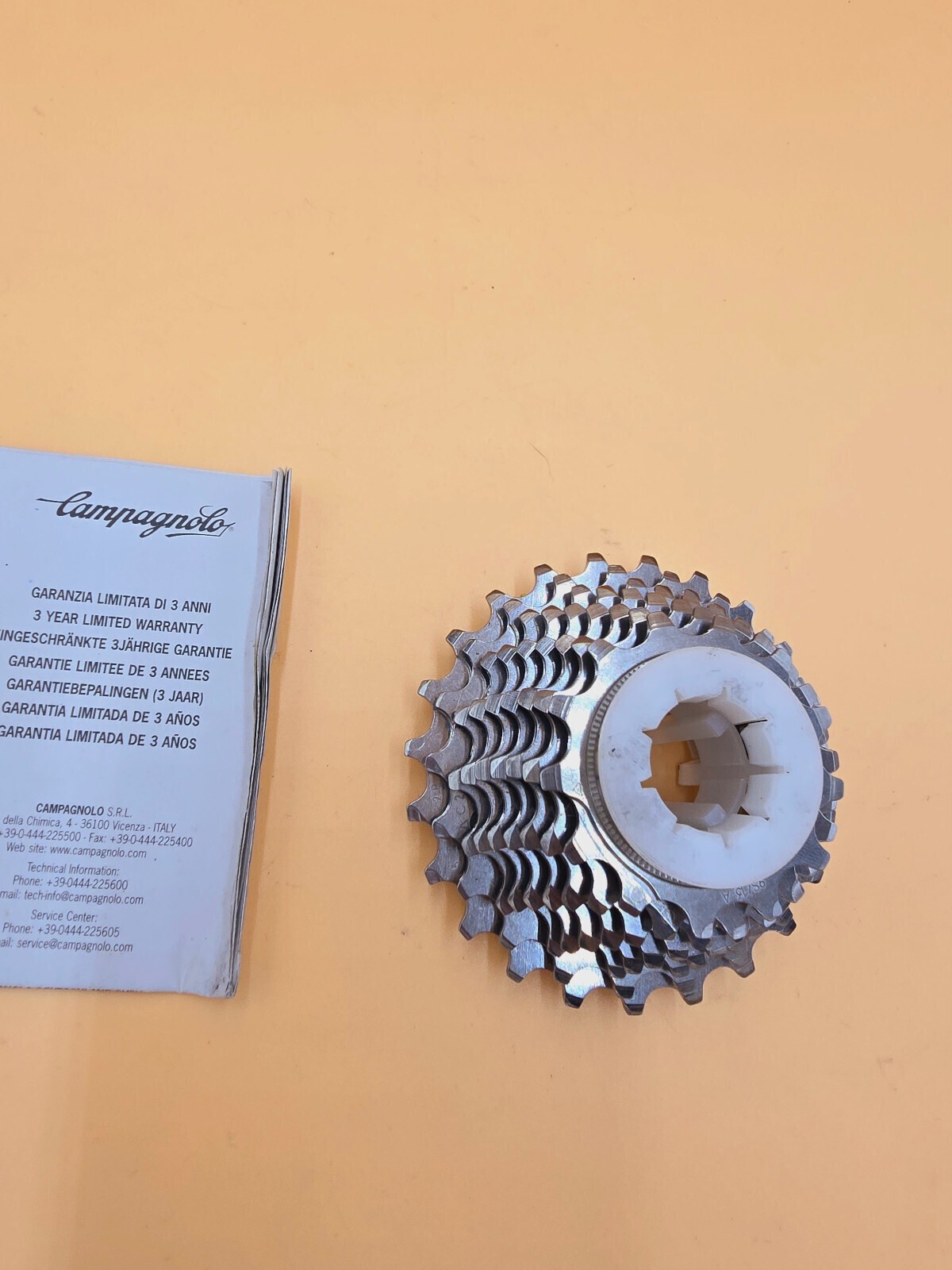 NOS NEW Cassette Campagnolo Record Full! Titanium 9 Speed 13-23 Cassette Titanium