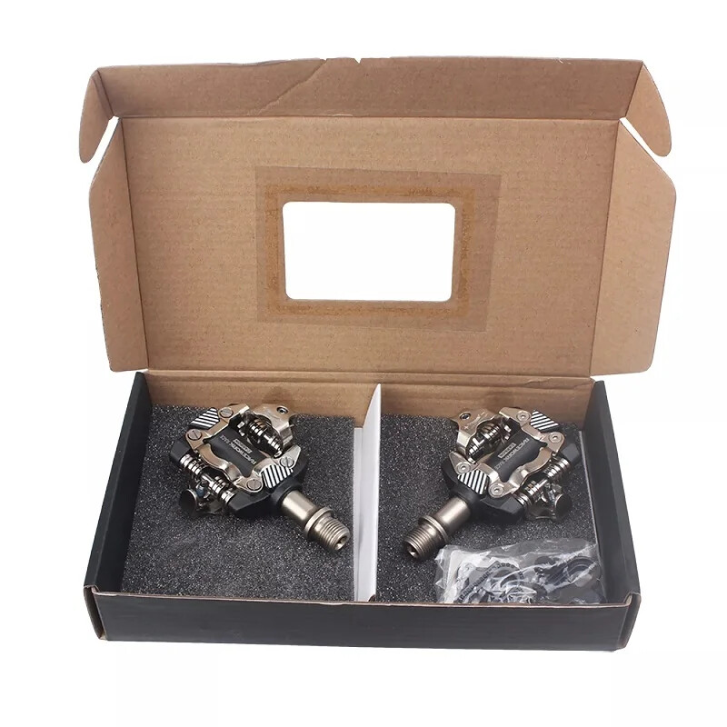 MTB Bicycle Self-locking Double-sided Snap-on Pedals Cleat Footrest Clip