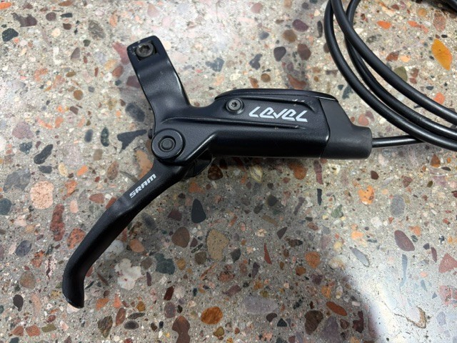 SRAM LEVEL Hydraulic Disc Brake Set Assembly Rear Black Used