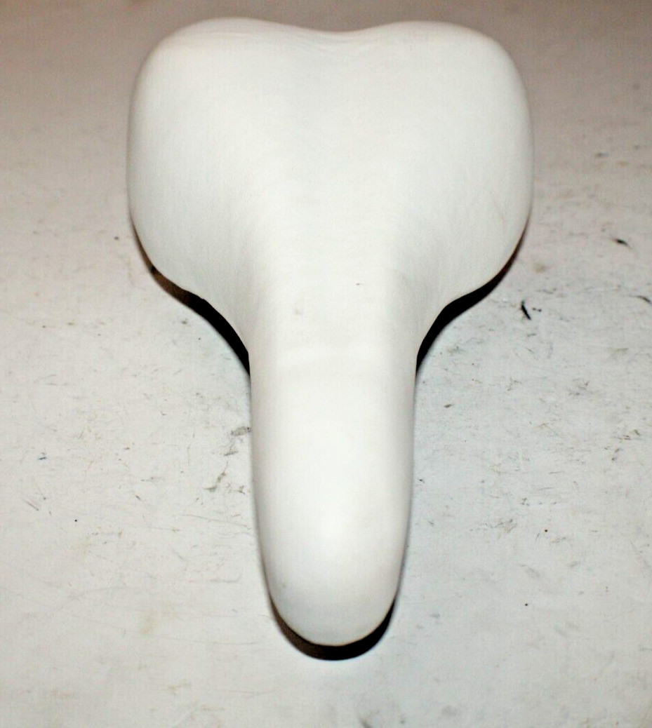 Comfort Hybrid Bike Saddle 250/140mm White Cruiser Touring Road Fast USA Shipper