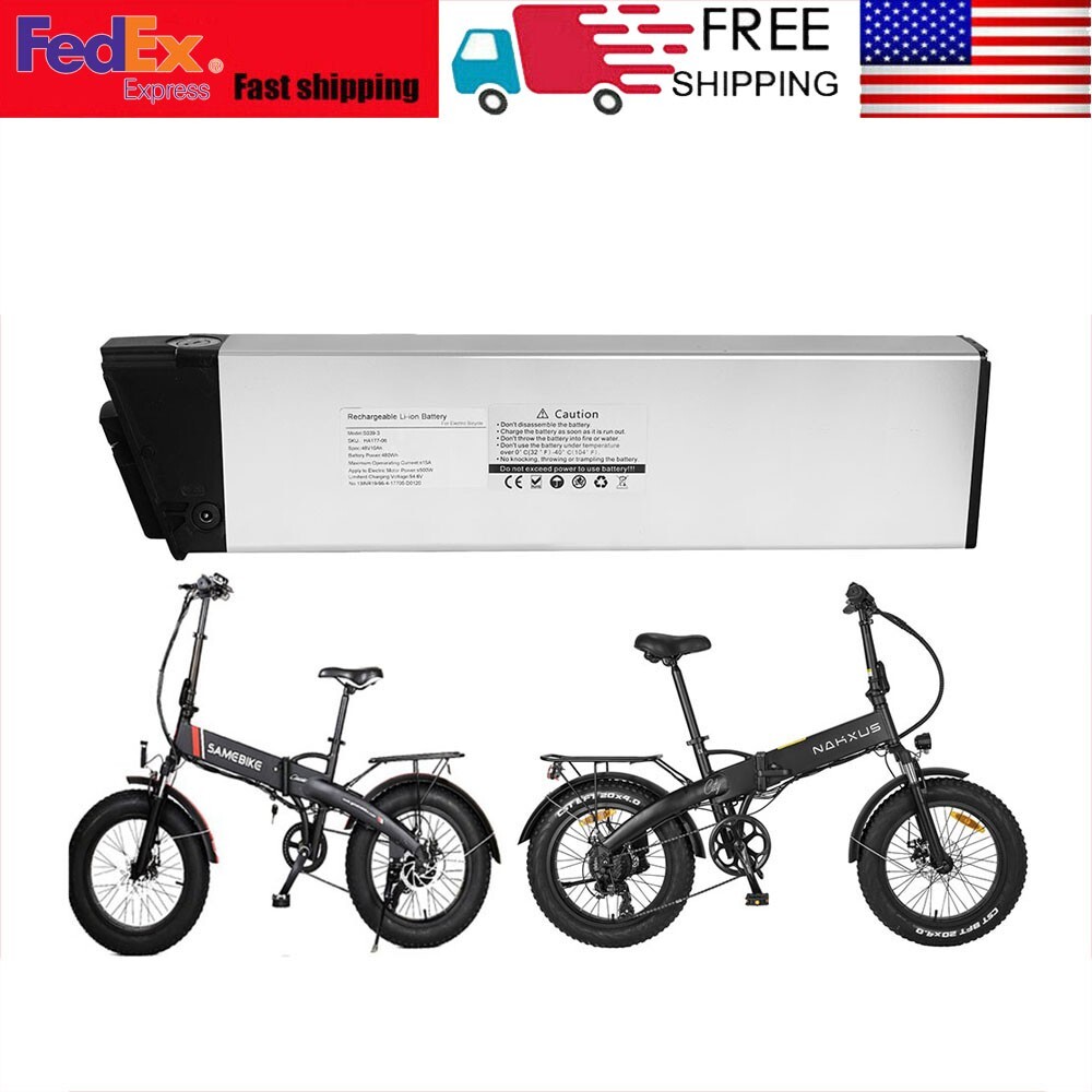 EBike Battery 48V10Ah Replacement Battery for SAMEBIKE 20LVXD30 Electric Bicycle