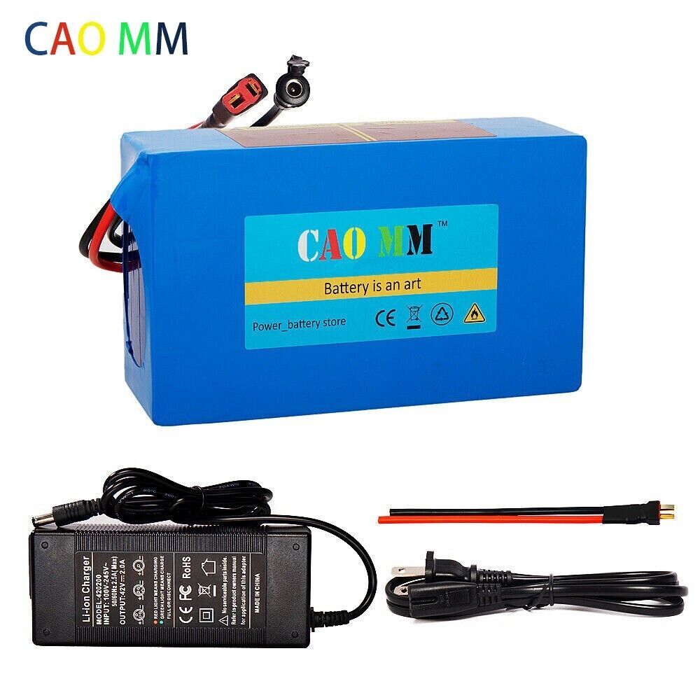 36V 20Ah Lithium ion Battery Pack for 200W 350W 500W 750W 1000W Electric Motor