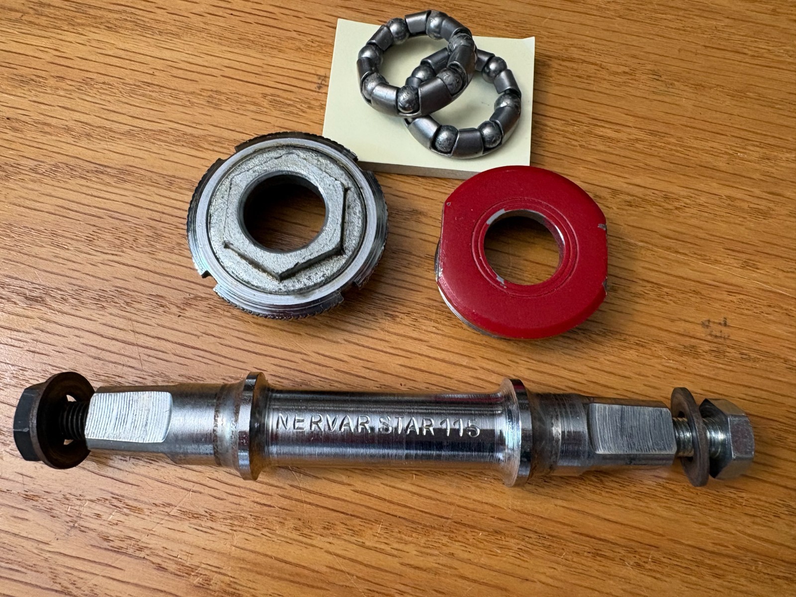 Nervar Star crankset and bottom bracket, Italian threading