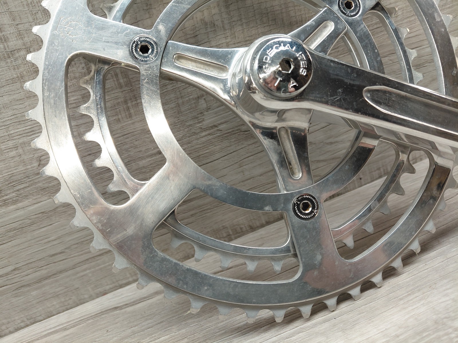 Vintage Specialties TA 3-Arm Crank-Set 170 mm 52/42 T Double Road Bike France
