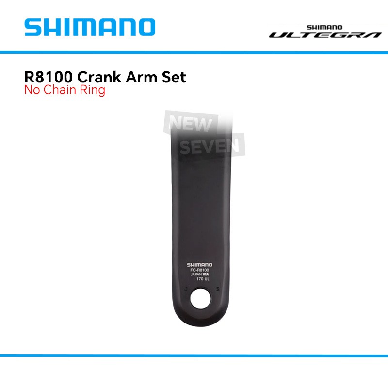 Shimano Ultegra R8100 12 Speed 165/170/172.5/175mm Crank Arm No Chainring-OE