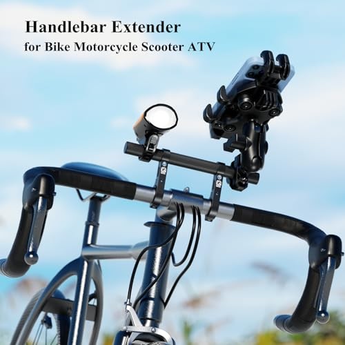 9.45» Long Carbon Fiber Handlebar Extender Extensions with Aluminum Alloy